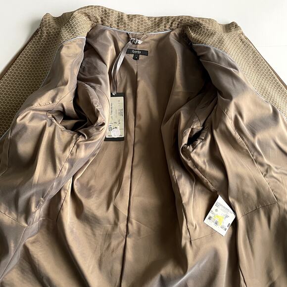 NWT Zanella Textured Full Zip Women's Jacket Blazer Size 8 Made in Italy - Picture 6 of 16